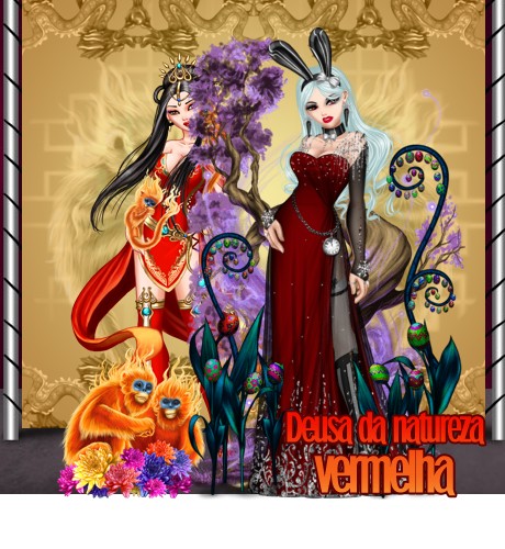Clique aqui para ver a foto de Deusa natureza vermelha no tamanho grande!