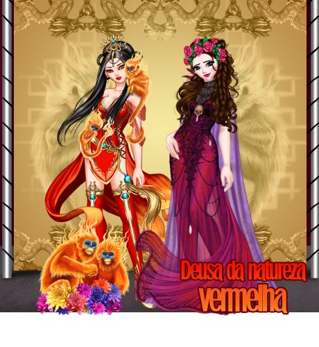 Clique aqui para ver a foto de Deusa natureza vermelha no tamanho grande!