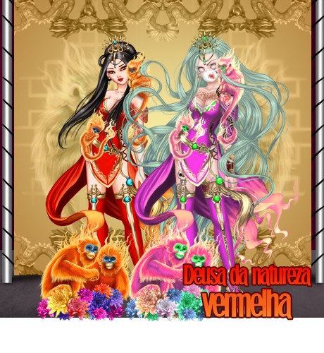 Clique aqui para ver a foto de Deusa natureza vermelha no tamanho grande!