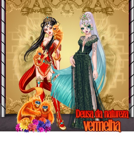 Clique aqui para ver a foto de Deusa natureza vermelha no tamanho grande!