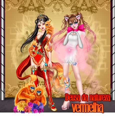 Clique aqui para ver a foto de Deusa natureza vermelha no tamanho grande!