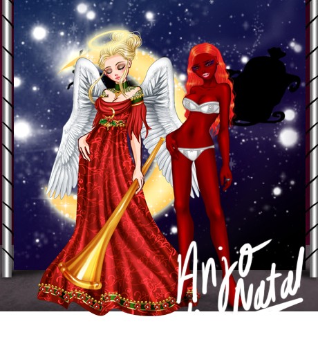 Clique aqui para ver a foto de Anjo de Natal no tamanho grande!