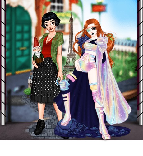 Clique aqui para ver a foto de Amélie Pulando no tamanho grande!