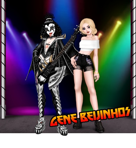 Clique aqui para ver a foto de Gene Beijinhos no tamanho grande!
