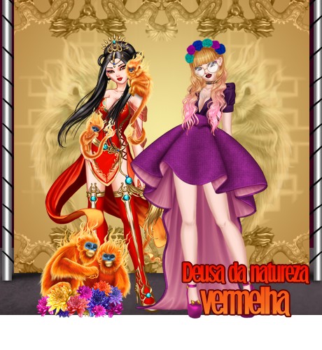 Clique aqui para ver a foto de Deusa natureza vermelha no tamanho grande!