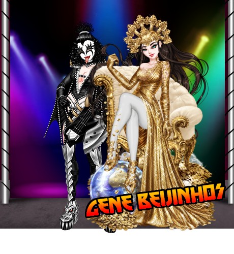 Clique aqui para ver a foto de Gene Beijinhos no tamanho grande!